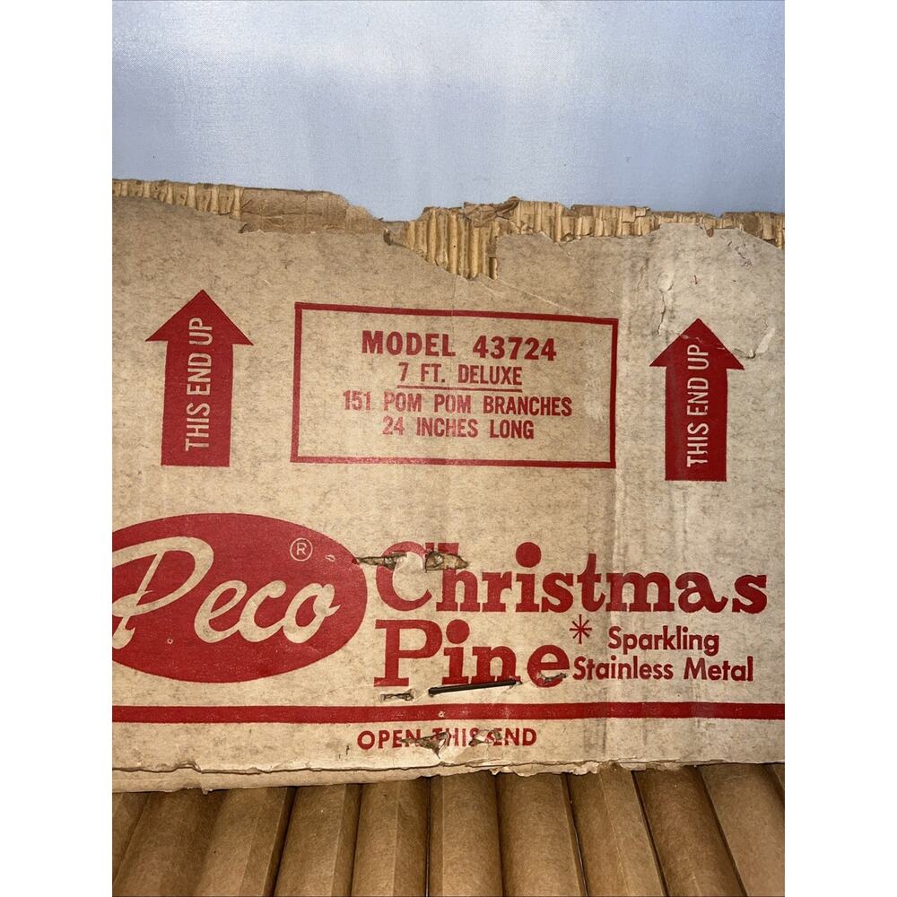 Vintage “Sparkler” Pom Pom Aluminum Christmas Tree 25 Replacement Branches - Picture 5 of 9